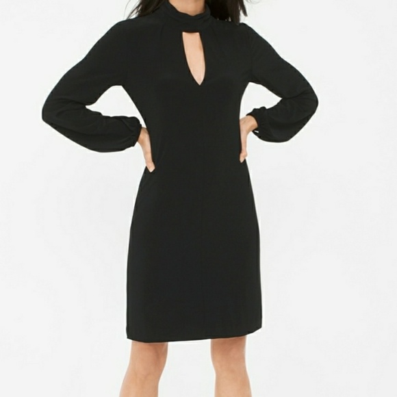 White House Black Market Dresses & Skirts - White House Black Market  mock neck shift dress